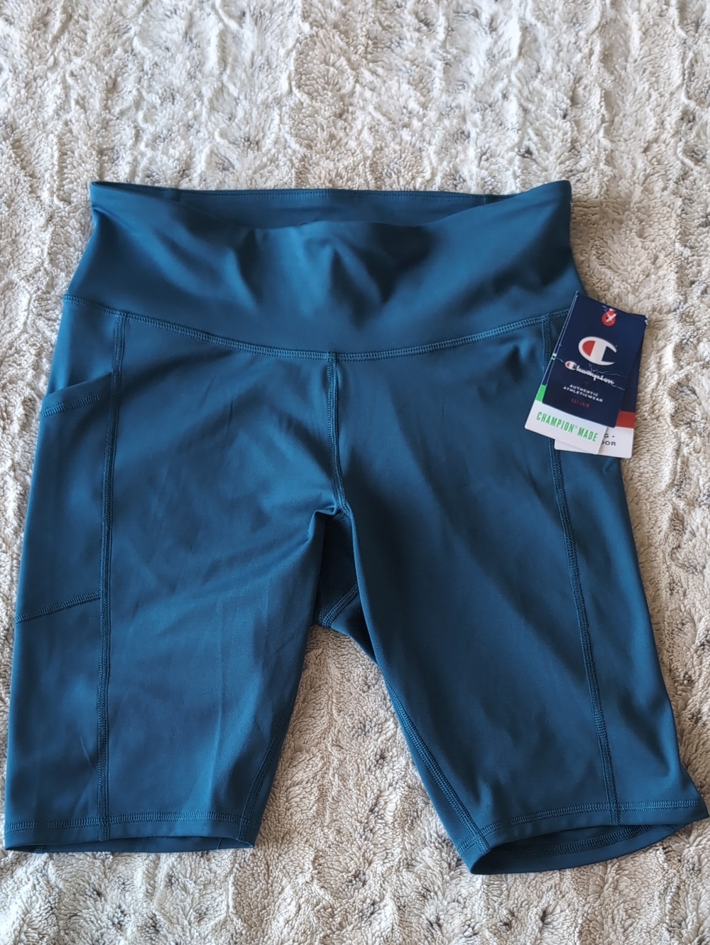 Champion Fresh Teal Absolute Eco Bike Shorts